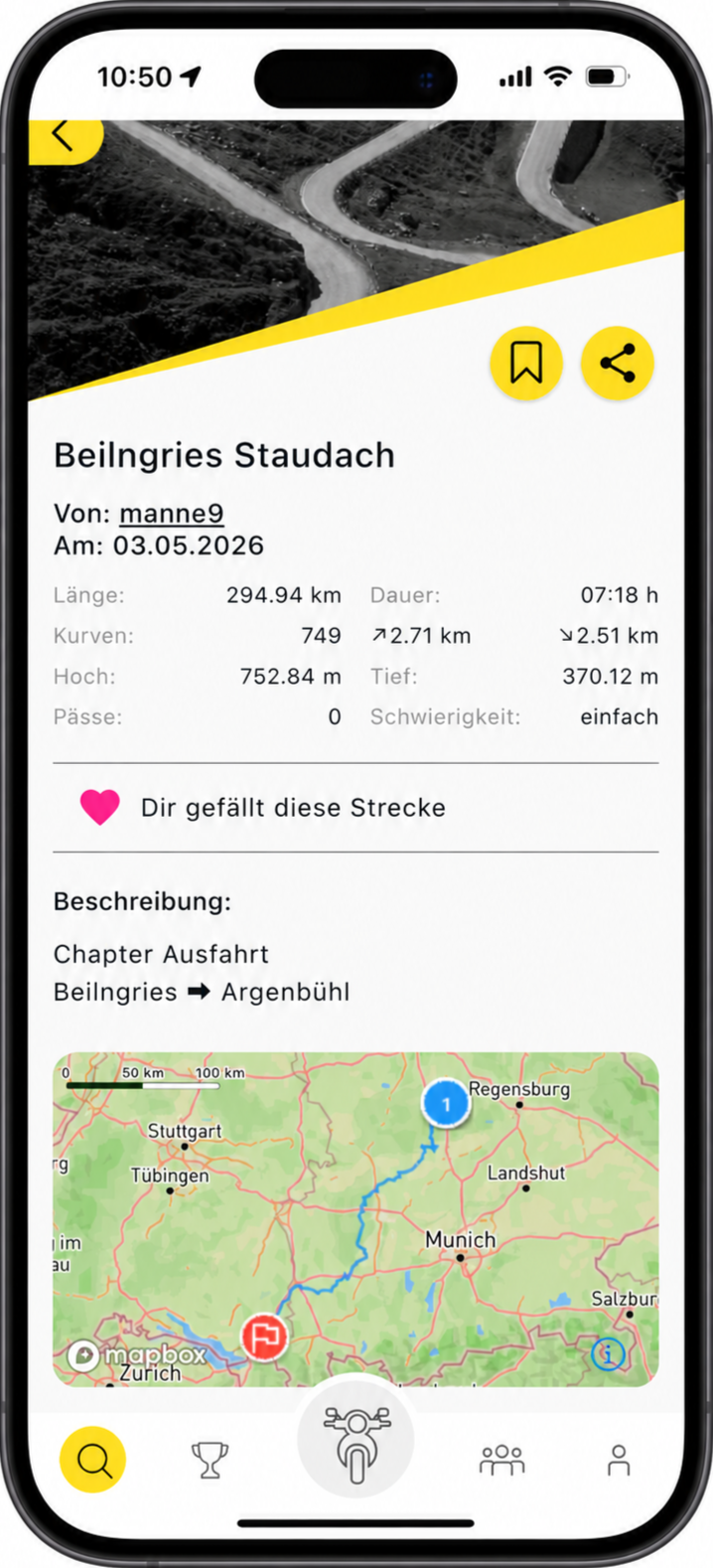Screen Kurvenheld App